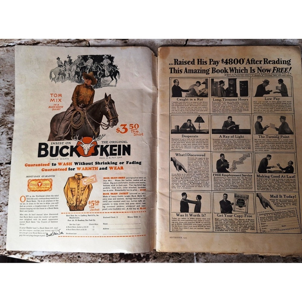 Historical Antique "The American Legion Monthly" September 1929 It's a Great War - Picture 9 of 16